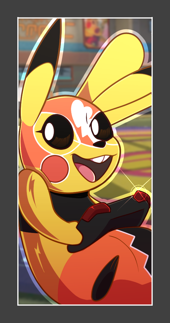 Pikachu Libre banner